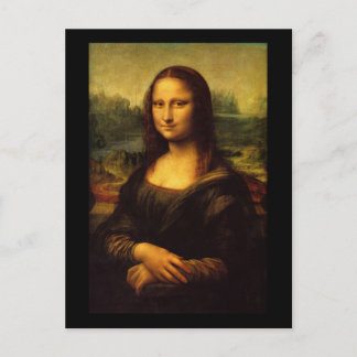 Carte Postale Mona Lisa Leonardo da Vinci