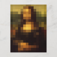 Mona Lisa numérique pixelisée Art numérique