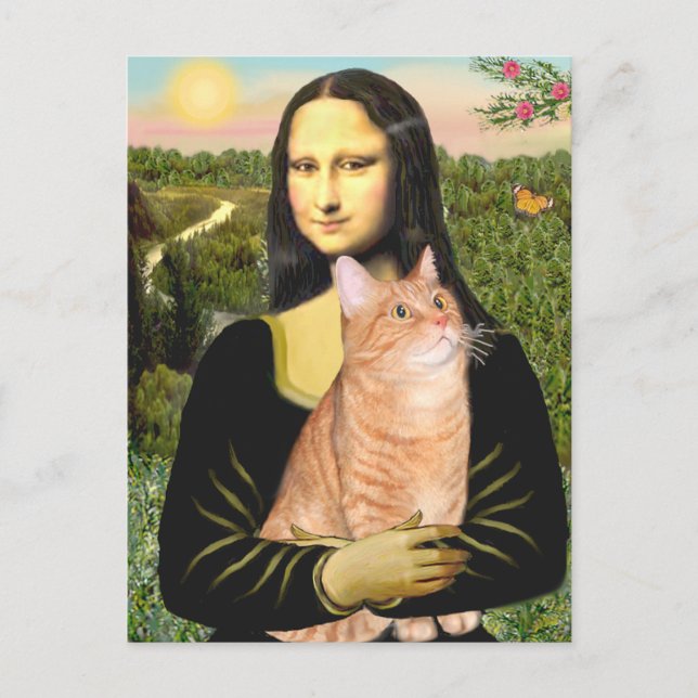 Carte Postale Mona Lisa - Orange Tabby SH 46 (Devant)