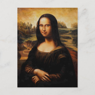Carte Postale Mona Lisa par Leonardo Da Vinci