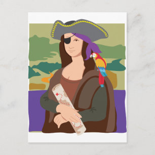 Carte Postale Mona Lisa Pirate