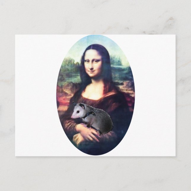 Carte Postale Mona Lisa Possum (Devant)