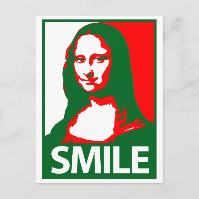 Carte Postale Mona Lisa Smile (Devant)