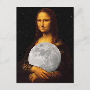 Carte Postale Mona Moona Lisa