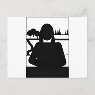 Carte Postale Mona Picto