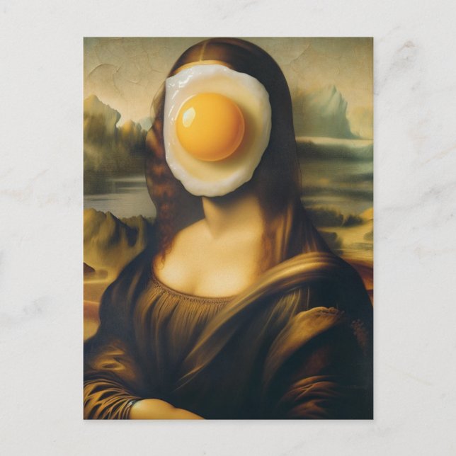 Carte Postale Mona Sunnyside Up Funny (Devant)