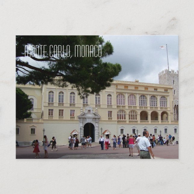Carte Postale Monaco à Monte-Carlo Lieu de référence du Palais C (Devant)
