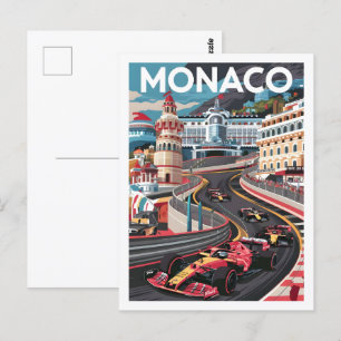 Carte Postale Monaco Lieu de voyage célèbre