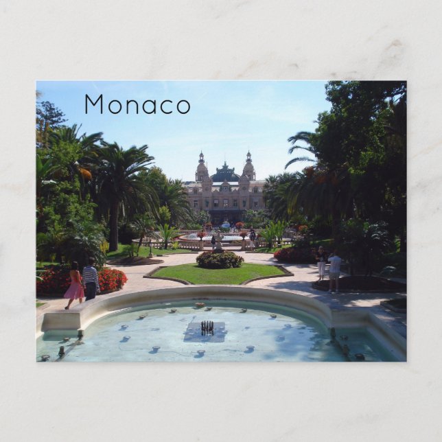 Carte Postale Monaco Monte Carlo (Devant)