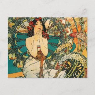 Carte Postale Monaco Monte Carlo Alphonse Mucha