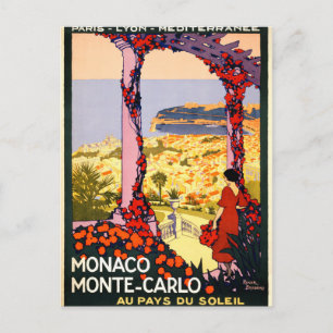 Carte Postale Monaco. Monte-Carlo. Au pays du soleil