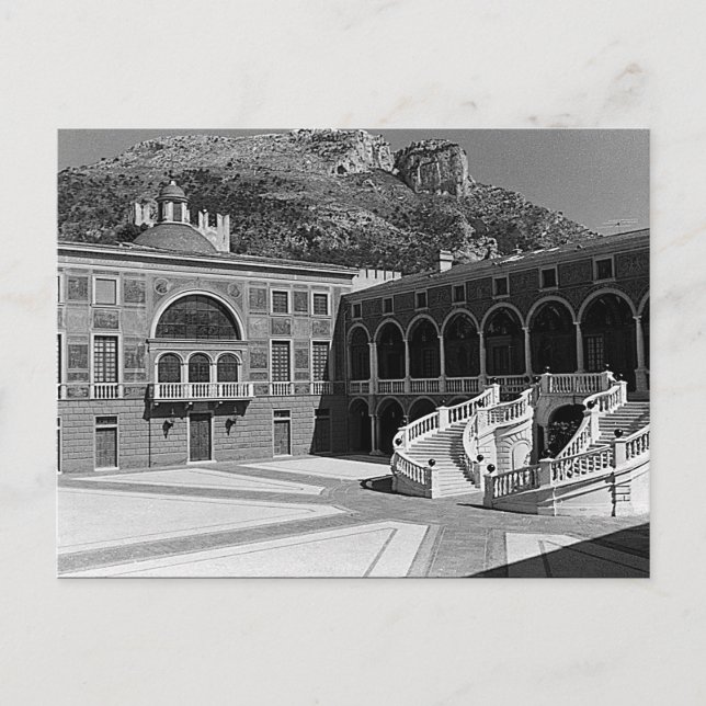Carte Postale Monaco palace courtyard (Devant)
