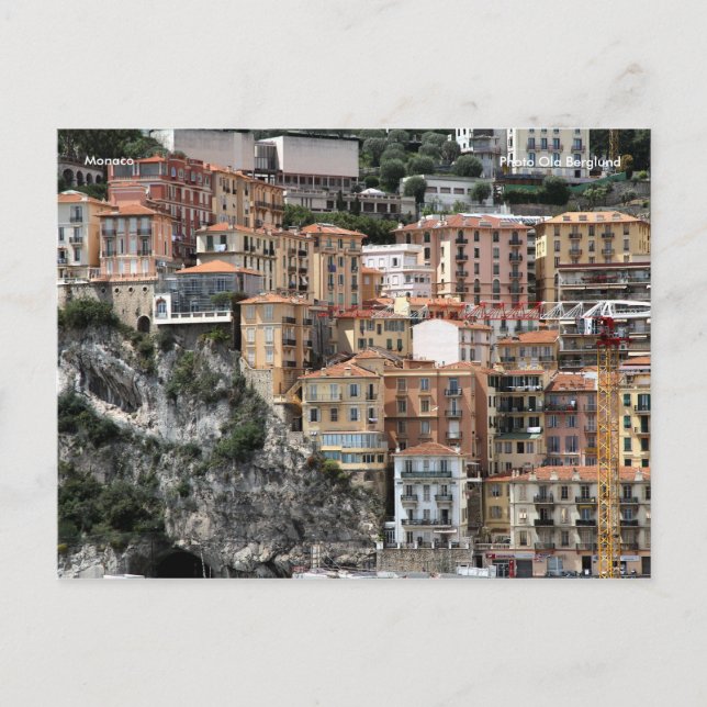 Carte Postale Monaco, Photo Ola Berglund (Devant)