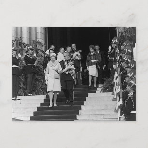 Carte Postale Monaco vintage Prince Albert et Princesse Grace