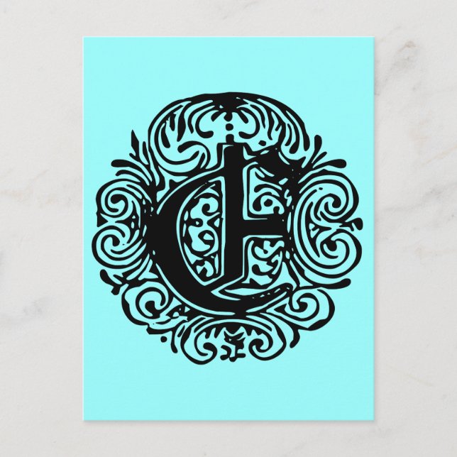 Carte Postale Monarchie "E" (Devant)