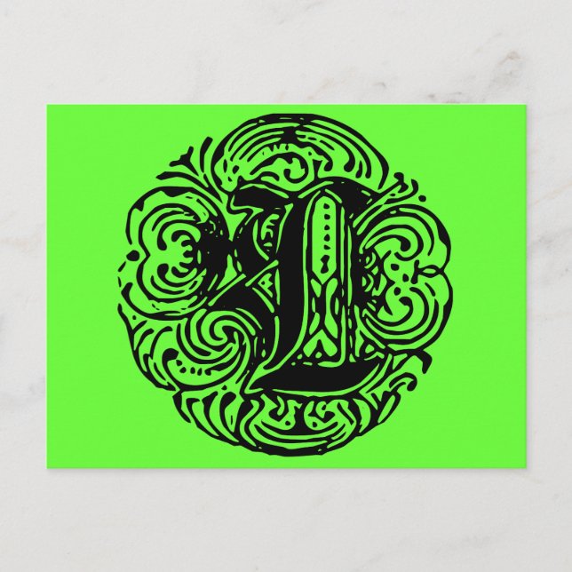 Carte Postale Monarchie "L" (Devant)