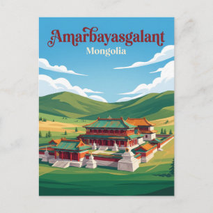 Carte Postale Monastère Amarbayasgalant Mongolie