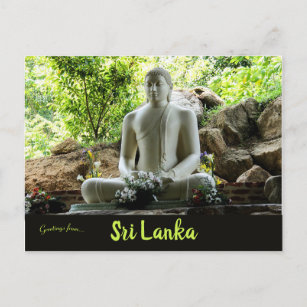 Carte Postale Monastère bouddhiste Mahamevnawa Sri Lanka