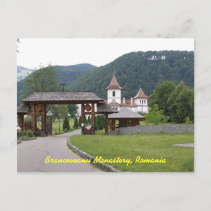Carte Postale Monastère Brancoveanu Roumanie 1