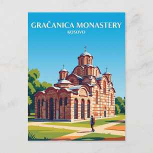 Carte Postale Monastère de Gračanica Kosovo