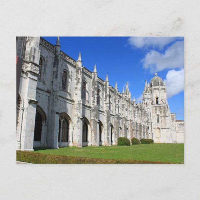 Carte Postale Monastère de Jeronimos à Belem, Lisbonne, Portugal (Devant)