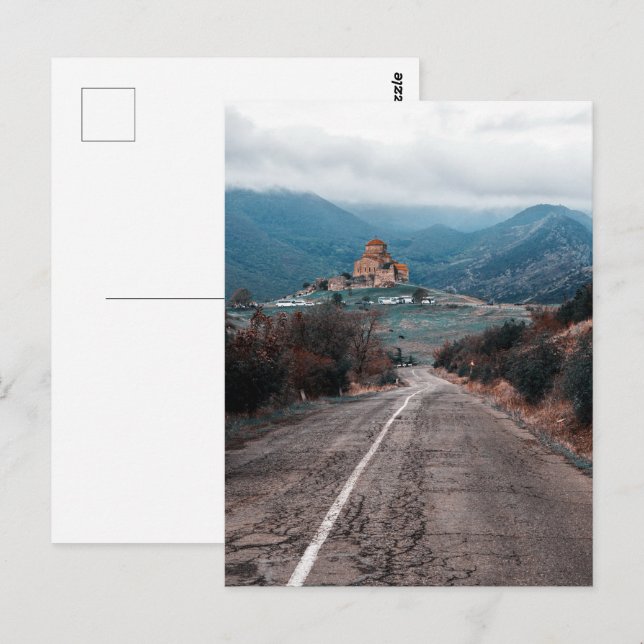 Carte Postale Monastère de Jvari Géorgie (Devant / Derrière)