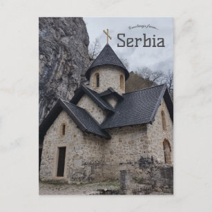 Carte Postale Monastère de Kumanica en Serbie
