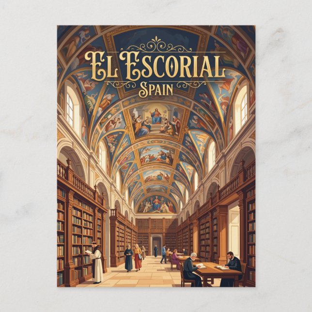 Carte Postale Monastère de l'Escurial Espagne (Devant)