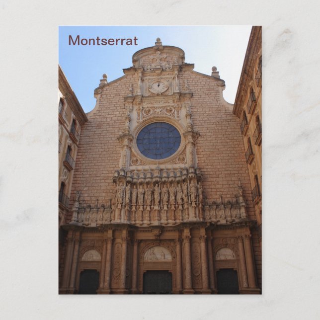 Carte Postale Monastère de Montserrat (Devant)