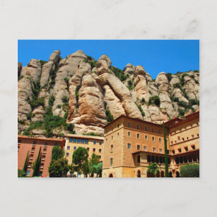 Carte Postale Monastère de Montserrat, Catalogne, Espagne