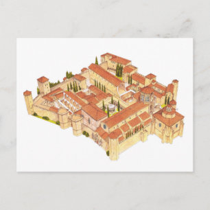 Carte Postale Monastère de Poblet. Catalogne Espagne
