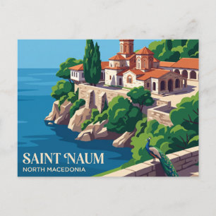 Carte Postale Monastère de Saint Naum Macédoine du Nord