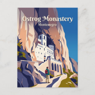 Carte Postale Monastère d'Ostrog Monténégro
