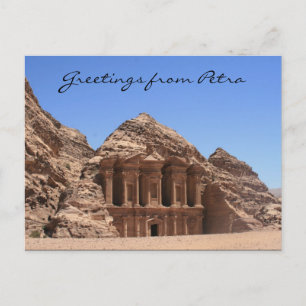 Carte Postale monastère petra salutations