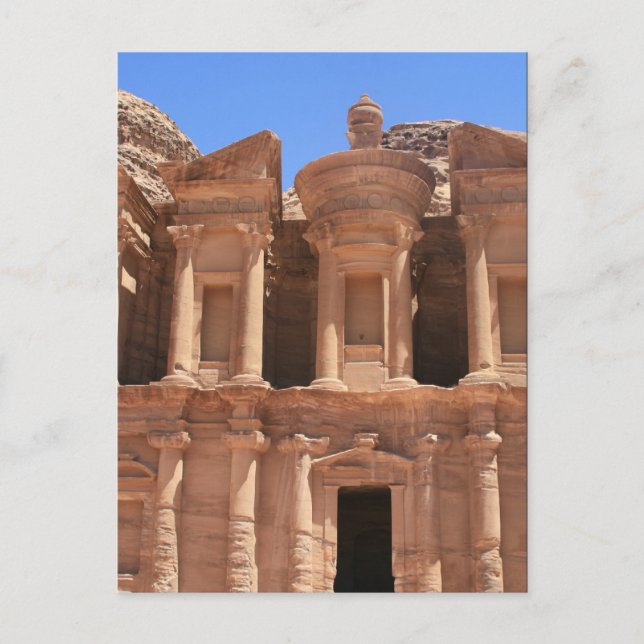 Carte Postale monastère porte de petra (Devant)