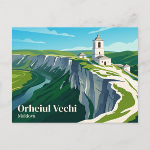 Carte Postale Monastère rupestre de Moldavie