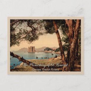 Carte Postale Monastère Saint-Honorat Cannes Côte d'Azur