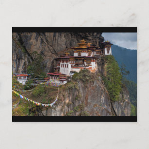 Carte postale Monastère Taktsang Nid de tigre au B