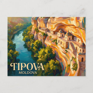 Carte Postale Monastère Tipova Moldavie