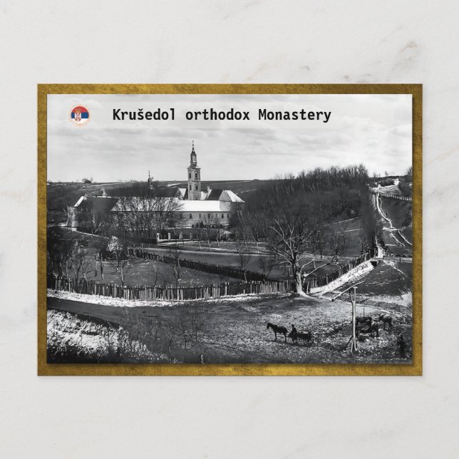 Carte Postale MONASTÈRES SERBES - Monastère de Krušedol 2 (Devant)