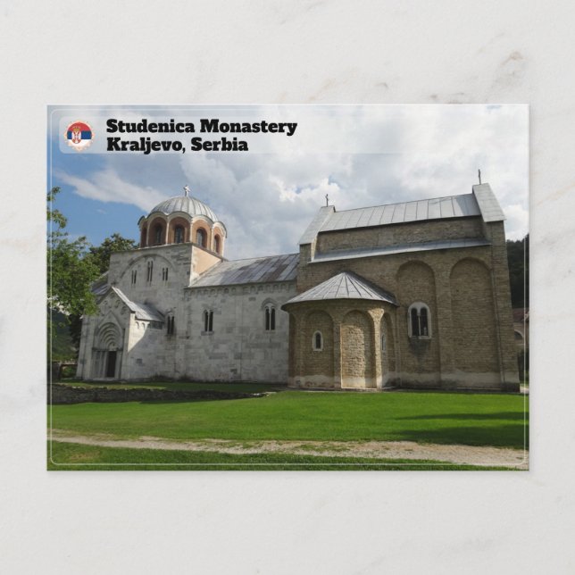 Carte Postale MONASTÈRES SERBES - Monastère de Studenica (Devant)