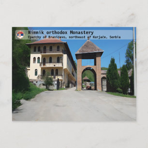 Carte Postale MONASTÈRES SERBES - Monastère orthodoxe de Nimnik 