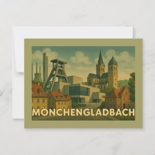 Carte Postale Mönchengladbach Allemagne Art de ville