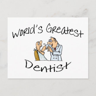 Carte Postale Monde entier plus grand dentiste ouvert