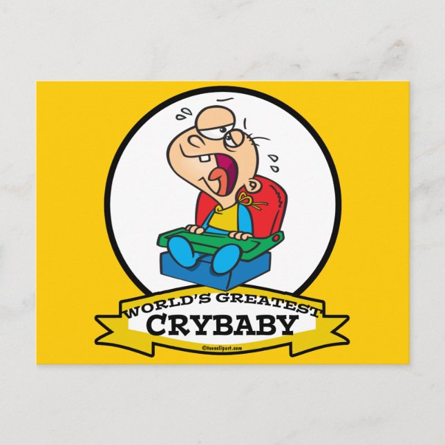 CARTE POSTALE MONDE LE PLUS GRAND DESSIN CRYBABY (Devant)