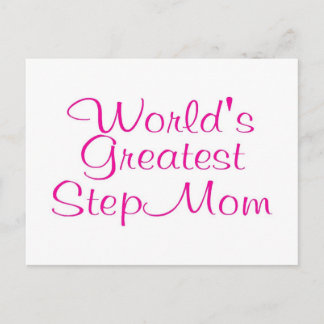 Carte Postale Monde Meilleur pas maman