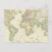 Monde sur la projection de Mercator