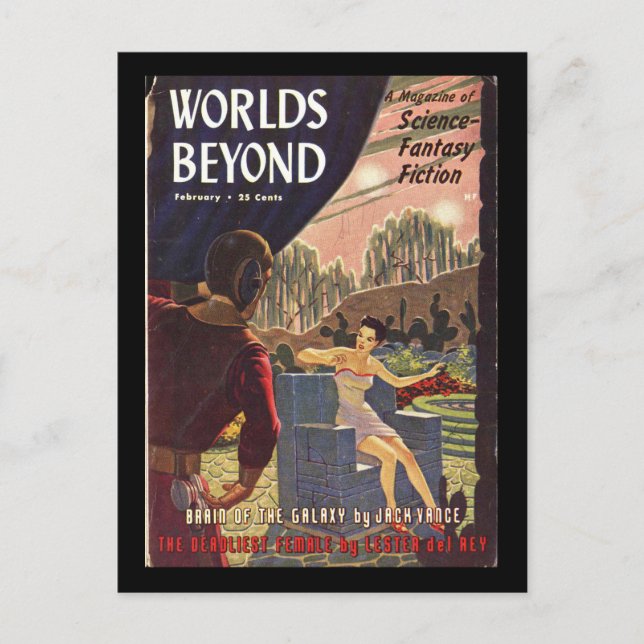 Carte Postale Mondes au-delà de 02_Pulp Art (Devant)