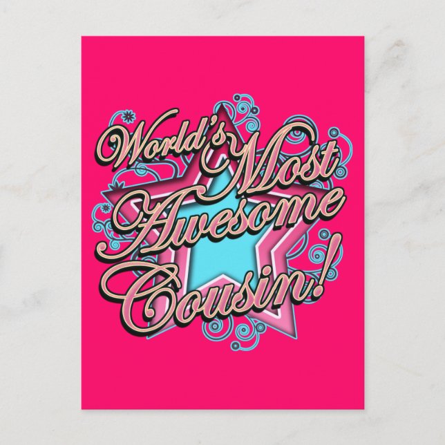 Carte Postale Mondes les plus merveilleux Cousin (Devant)