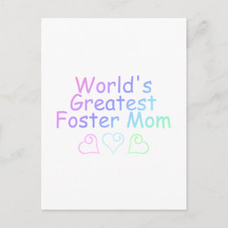 Carte Postale Mondes Meilleure Maman Foster (Pastel)